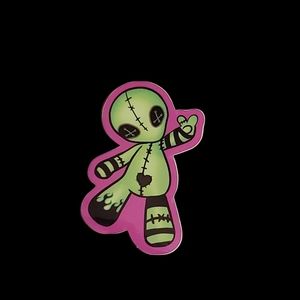 Alien plush sticker handmade